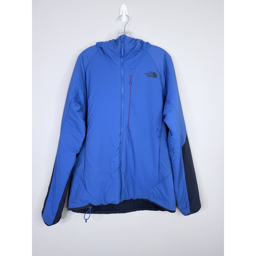 The North Face Ventrix Insulated Hoodie Jacket Blue Full Zip Men's Sz. Large EUC